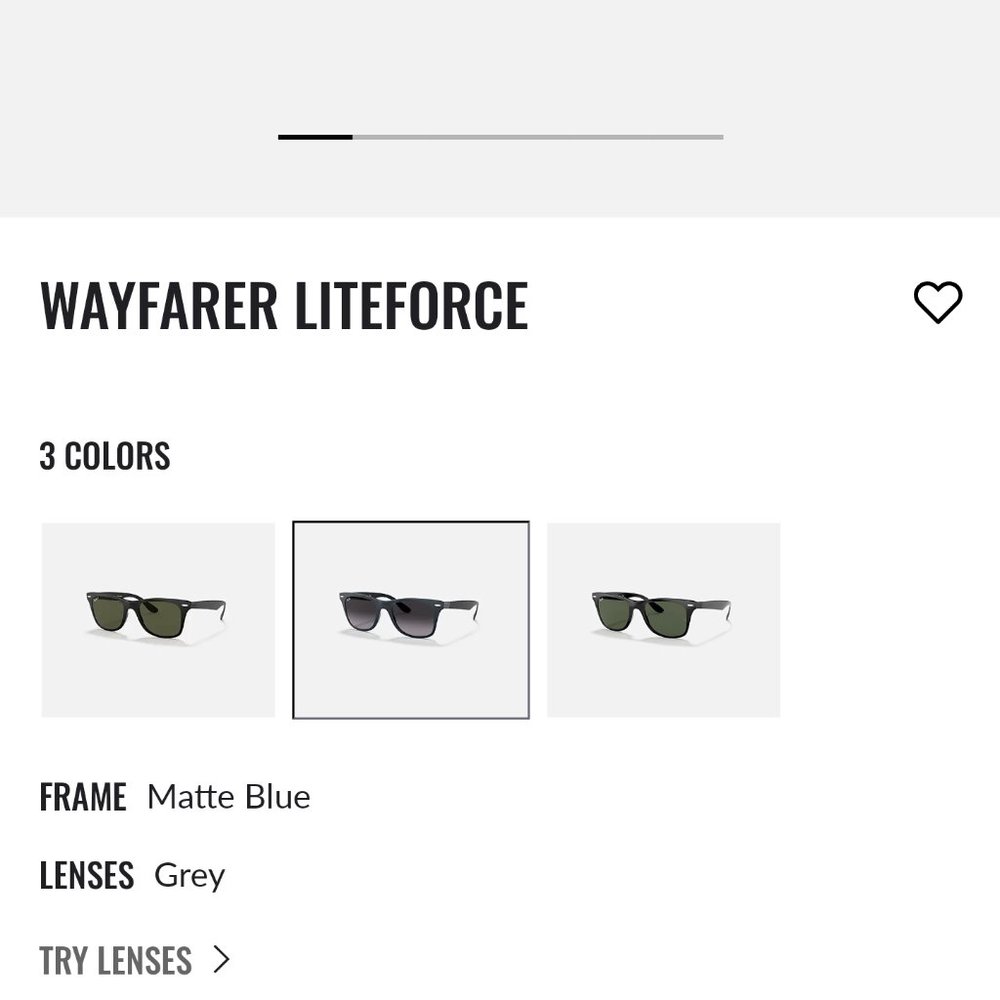 Original Ray-Ban liteforce wayfarer